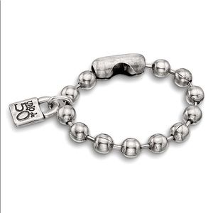 Uno de 50 Snowflake bracelet in silver, NWOT